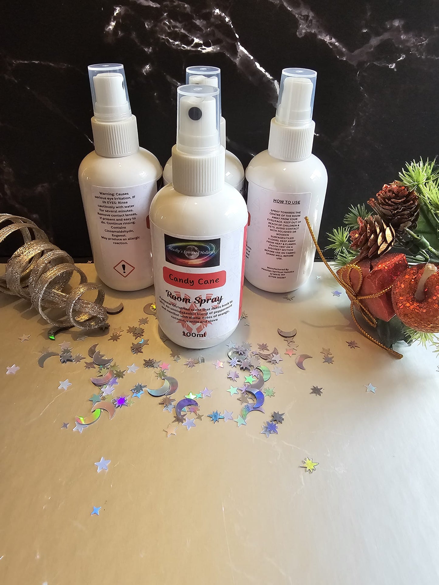 Candy Cane fragranced christmas room spray