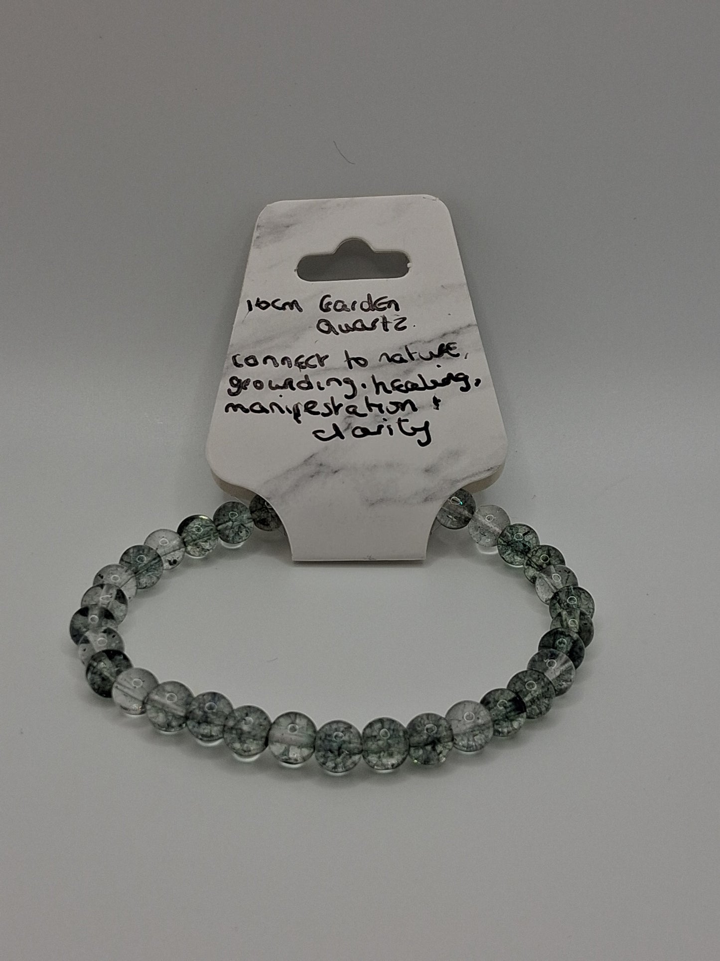 16cm Garden Quartz crystal bracelet