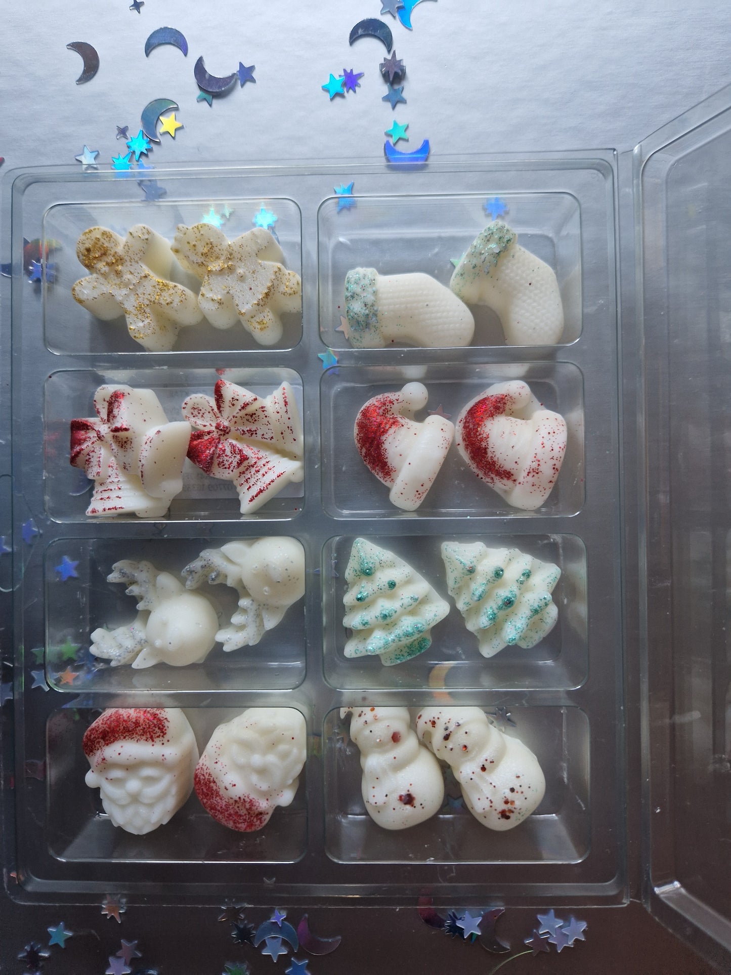 Christmas themed wax melts in fragrance Santa's Cocktail