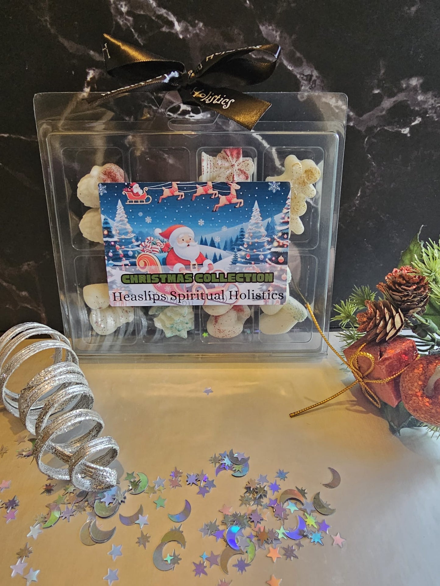 Christmas themed wax melts in fragrance Santa's Cocktail