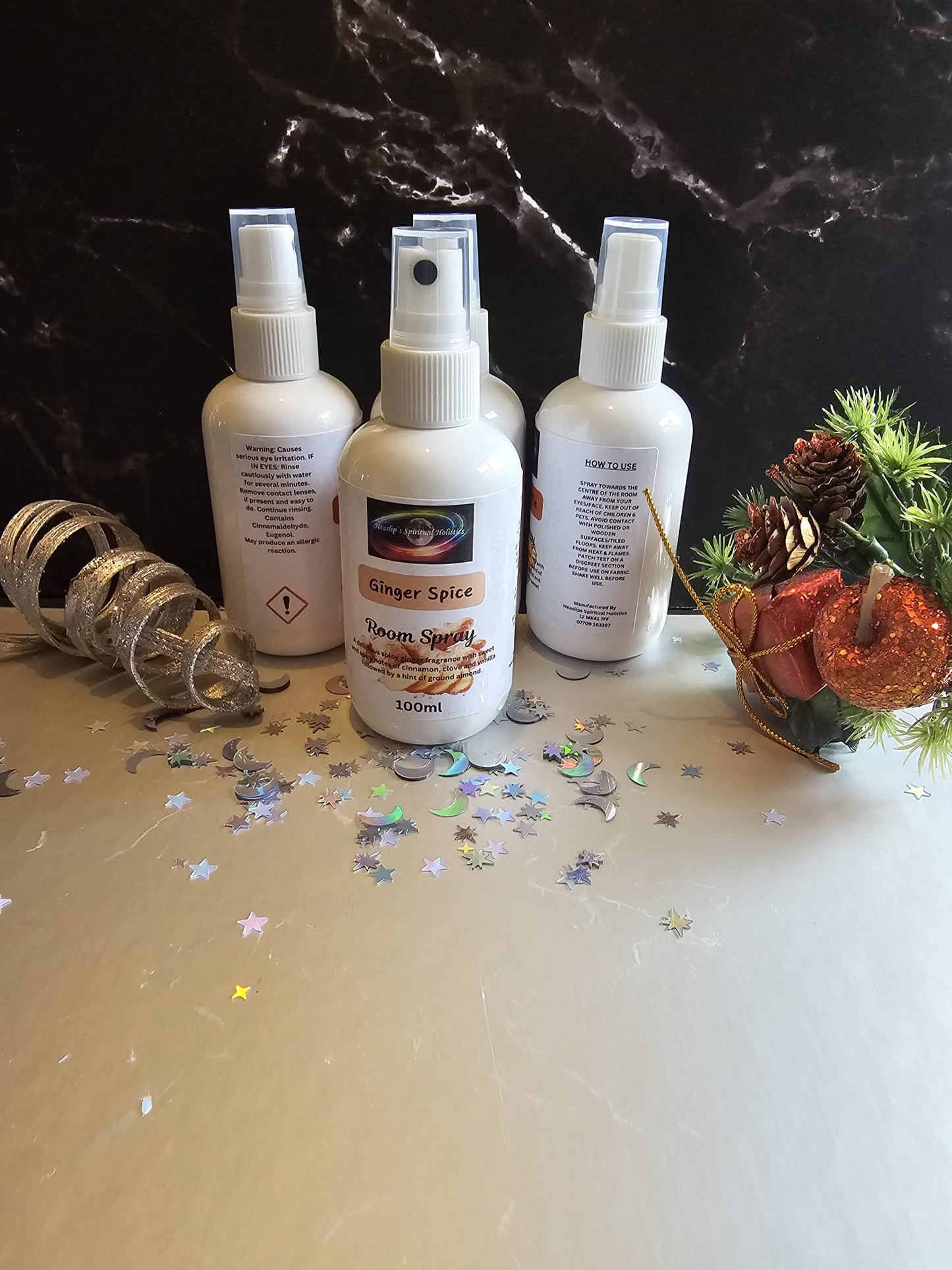 Ginger Spice fragranced Christmas Room Spray