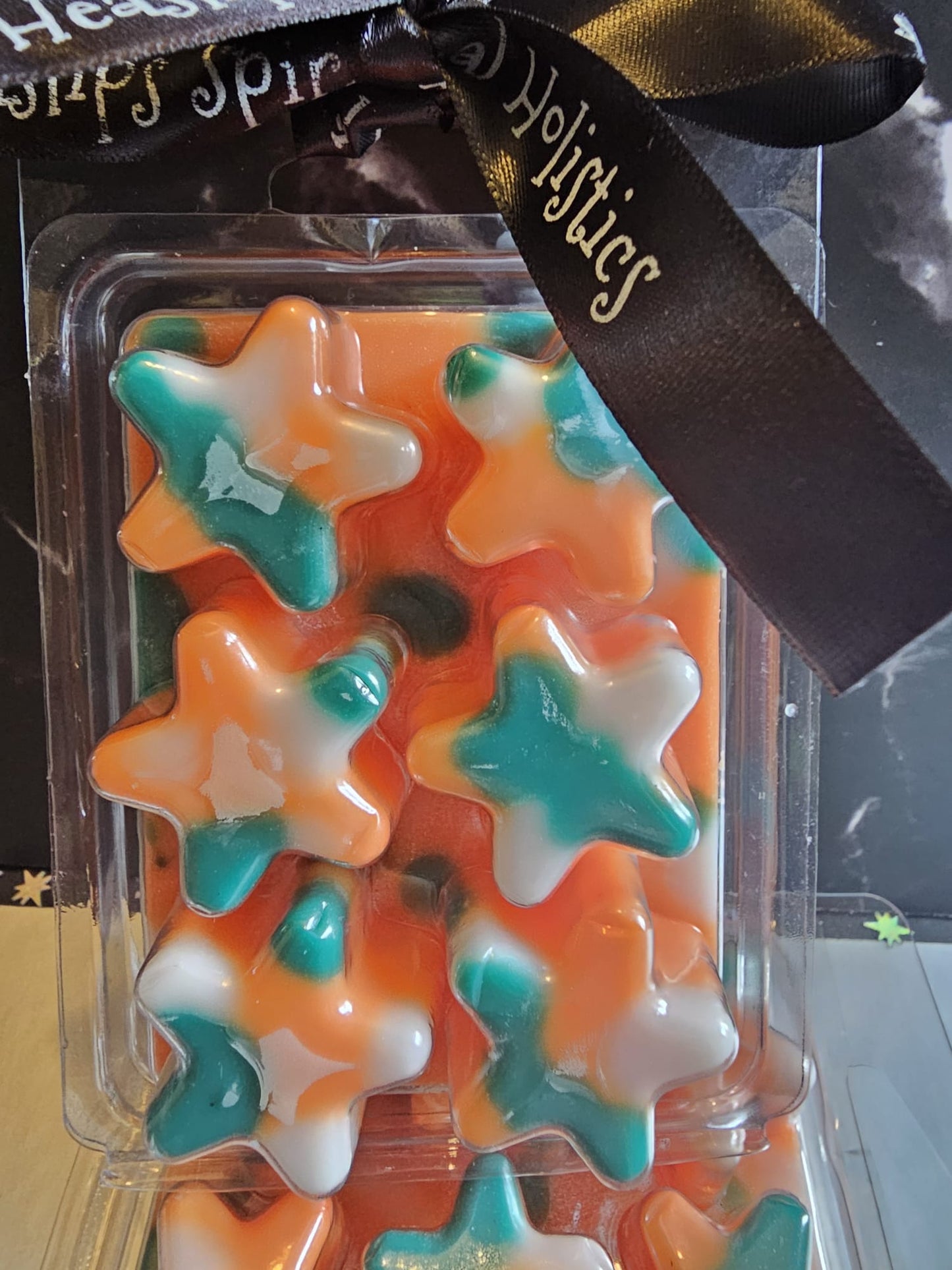 Star clamshell wax melt in Christmas fragrance Hot Apple Pie