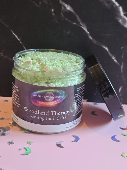 Woodland therapy fragranced foaming bath salts