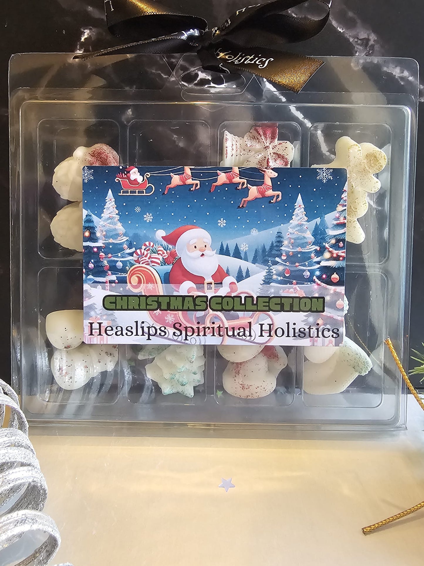 Christmas themed wax melts in fragrance Santa's Cocktail
