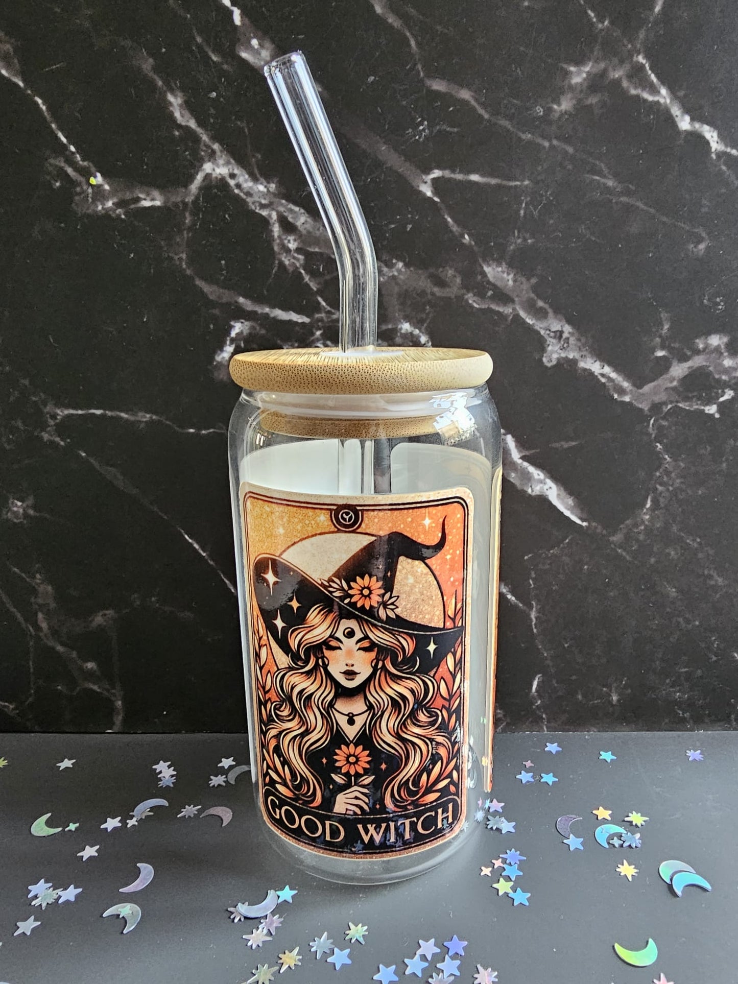 Witchy Tumbler Glass