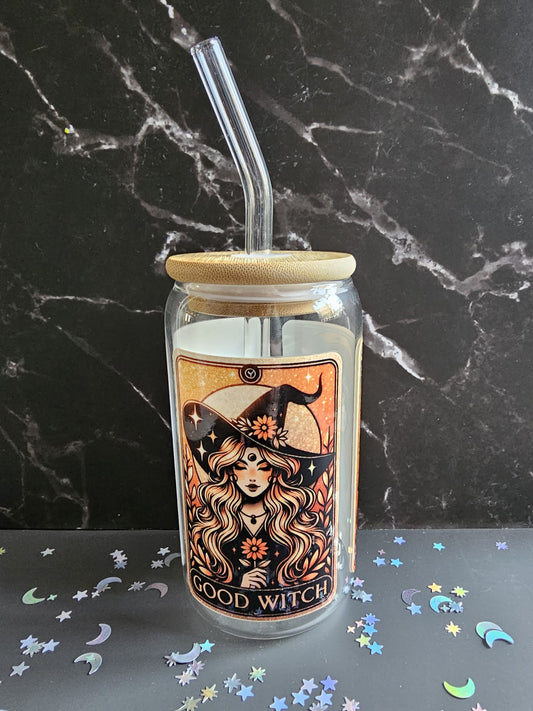 Witchy Tumbler Glass