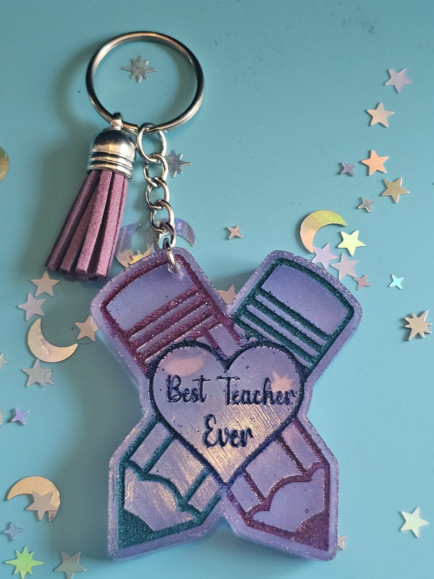 Best Teacher Ever keyring gift