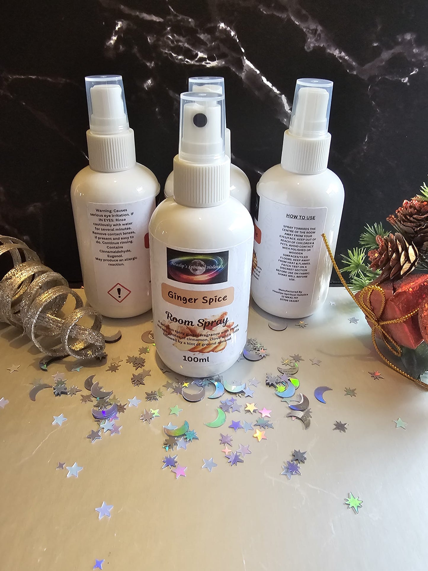 Ginger Spice fragranced Christmas Room Spray