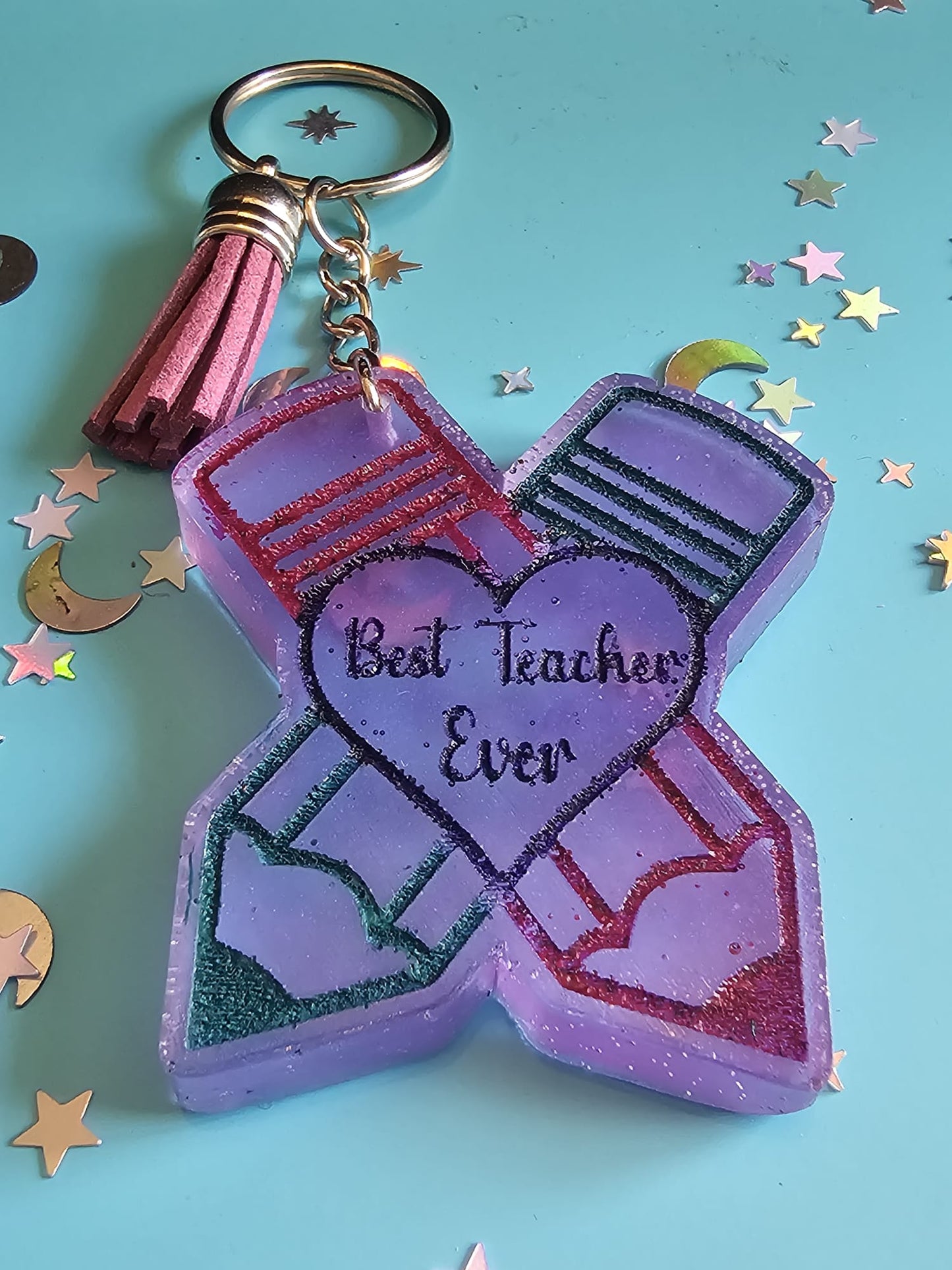 Best Teacher Ever keyring gift
